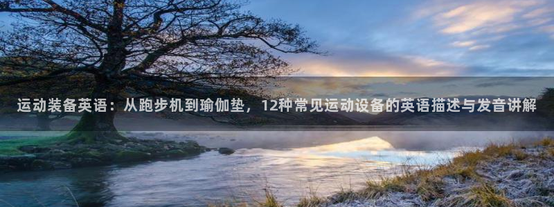 球客岛官方正版app娱乐代理怎么样:运动装备英语:从跑步机到